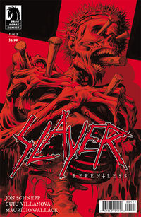 Cover image for Slayer: Repentless #1 (Eric Powell variant cover)