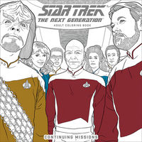 Cover image for Star Trek: The Next Generation Adult Coloring Book Volume 2--Continuing Missions TPB
