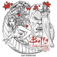 Cover image for Buffy the Vampire Slayer: Big Bads and Monsters Adult Coloring Book TPB