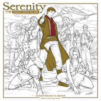 Cover image for Serenity: Everything's Shiny Adult Coloring Book TPB
