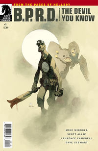 Cover image for B.P.R.D.: The Devil You Know #1 (Mike Mignola Variant Cover)