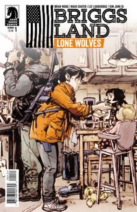 Cover image for Briggs Land: Lone Wolves #1 (Kim Jung Gi variant cover)