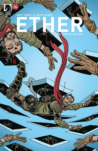 Cover image for Ether: Copper Golems #4 (Mike Allred Variant Cover)