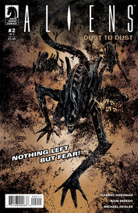 Cover image for Aliens: Dust to Dust #2