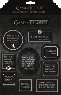 Cover image for Game of Thrones Quotes Magnet Set