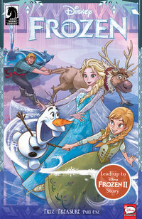Cover image for Disney Frozen: True Treasure #1 (Tommaso Renieri Variant Cover)