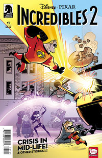 Cover image for Disney/PIXAR The Incredibles 2 #1 (J Bone & Dan Jackson Variant Cover)