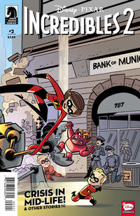 Cover image for Disney/PIXAR The Incredibles 2 #2 (J Bone & Dan Jackson Variant Cover)
