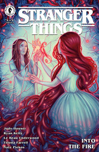 Cover image for Stranger Things: Into the Fire #4 (Kelly McKernan Variant Cover)