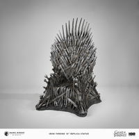 Cover image for Game Of Thrones: Iron Throne 18" Replica Statue