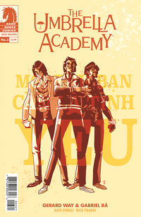 Cover image for The Umbrella Academy: Hotel Oblivion #3 (Gabriel Bá Variant Cover)