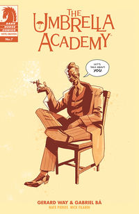 Cover image for The Umbrella Academy: Hotel Oblivion #7 (Gabriel Bá Variant Cover)