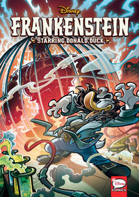 Cover image for Disney Frankenstein, starring Donald Duck TPB