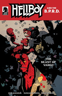 Cover image for Hellboy and the B.P.R.D.: The Beast of Vargu one-shot (Mike Mignola Variant Cover)