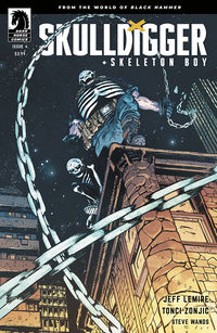 Cover image for Skulldigger and Skeleton Boy #4 (Daniel Warren Johnson & Mike Spicer Variant Cover)