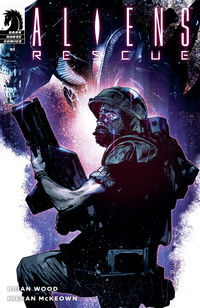 Cover image for Aliens: Rescue #1 (Mack Chater Variant Cover)