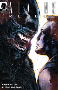 Cover image for Aliens: Rescue #3 (Mack Chater Variant Cover)