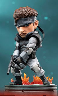 Cover image for Metal Gear Solid: Solid Snake SD 8" PVC Painted Statue - Standard Edition