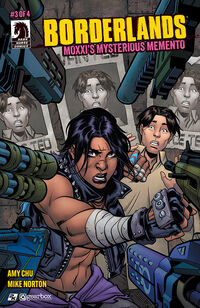 Cover image for Borderlands: Moxxi's Mysterious Memento #3