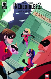Cover image for Disney/PIXAR The Incredibles 2: Slow Burn #2 (Kawaii Creative Studio Variant Cover)