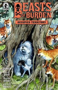 Cover image for Beasts of Burden: Occupied Territory #2 (Jill Thompson Variant Cover)