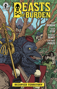 Cover image for Beasts of Burden: Occupied Territory #4 (Evan Dorkin & Sarah Dyer Variant Cover)