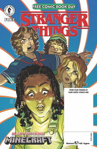 Cover image for Free Comic Book Day 2020 (All Ages) Stranger Things/Minecraft