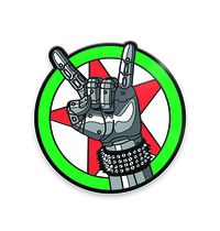 Cover image for Cyberpunk 2077: Silverhand Emblem Magnet