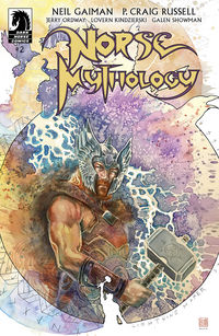 Cover image for Norse Mythology #2 (David Mack Variant Cover)