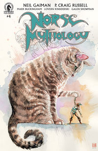 Cover image for Norse Mythology II #4 (David Mack Variant Cover)