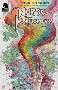 Cover image for Norse Mythology III #5 (David Mack Variant Cover)