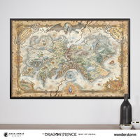 Cover image for The Dragon Prince Map of Xadia Print (Dark Horse Direct)