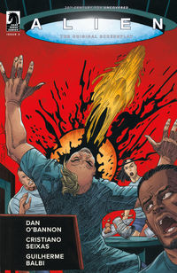 Cover image for Alien: The Original Screenplay #3 (Walter Simonson & Dave Stewart Variant Cover)