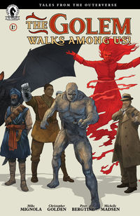 Cover image for The Golem Walks Among Us! #1 (Peter Bergting Variant Cover)