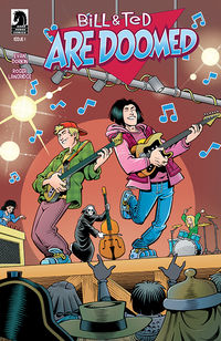 Cover image for Bill and Ted Are Doomed #1 (Roger Langridge Variant Cover)