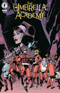 Cover image for The Umbrella Academy: Plan B #1 (Claire Roe Variant Cover)