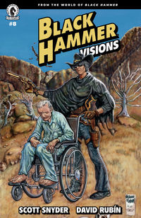 Cover image for Black Hammer: Visions #8 (Glenn Fabry & Karen Holloway Variant Cover)