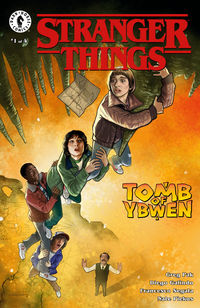 Cover image for Stranger Things: The Tomb of Ybwen #1 (Diego Galindo Variant Cover)