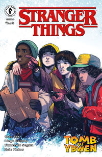 Cover image for Stranger Things: The Tomb of Ybwen #2 (Caspar Wijngaard Variant Cover)