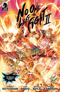 Cover image for No One Left To Fight II #4 (Fico Ossio Variant Cover)