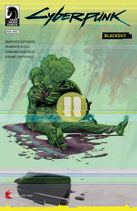 Cover image for Cyberpunk 2077: Blackout #4 (Max Fiumara Variant Cover)