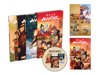 Cover image for Avatar: The Last Airbender--Fire and Family Treasury Boxed Set TPB