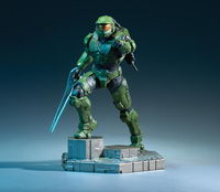 Cover image for Halo Infinite: Master Chief With Grappleshot PVC Statue
