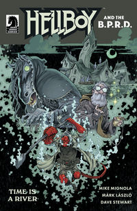 Cover image for Hellboy and the B.P.R.D.: Time is a River