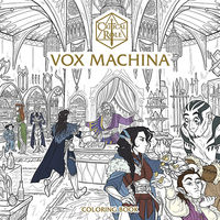 Cover image for Critical Role: Vox Machina Coloring Book TPB