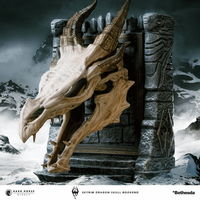 Cover image for The Elder Scrolls V: Skyrim - Dragon Skull Bookend (Dark Horse Direct)