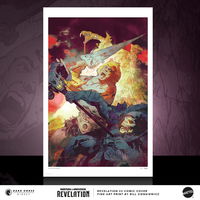 Cover image for Masters Of The Universe: Revelation Comic Series Fine Art Print By Bill Sienkiewicz (Dark Horse Direct)