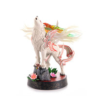 Cover image for Okami: Shiranui 9" PVC Painted Statue (Celestial Howl Pose)