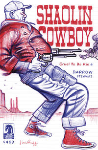 Cover image for Shaolin Cowboy: Cruel to Be Kin #4 (Jim Rugg Variant Cover)