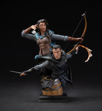 Cover image for Critical Role: Vox Machina Origins - Vex'ahlia and Vax'ildan Bust - (Dark Horse Direct)